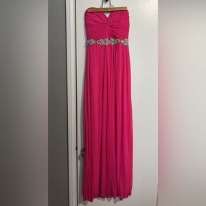 David’s Bridal Pink Grad dress size 2